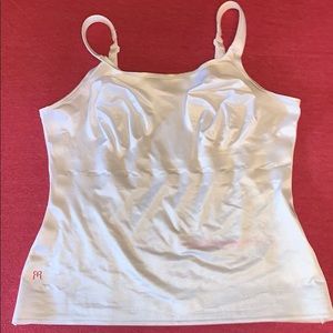 White, ruby ribbon, size 42